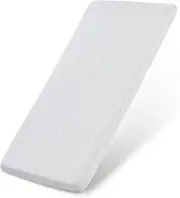 Bassinet Mattress Topper, Gel Memory Foam Mattress with Removable Cover Fit for Jimglo/ANGELBLISS 3 in 1 Baby Bassinet (33" x 19"), BabyBond, KoolerThings, Cowiewie and Ihoming Bassinet, Soft Mattress