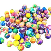 100pcs Bouncy Balls - Cool Bouncing Balls for Party Bag Filler As Shown 2.45cm