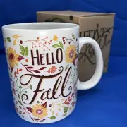Hello Fall Coffee Cup Mug Primitives By Kathy Large