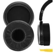 Geekria Protein Leather Ear Pads for AKG N60NC Wireless Headphones (Black)