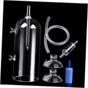 Aquarium Air Bubbler Glass Cup Air Diffuser Dissolved Oxygen Device with