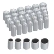 100pcs Rubber End Cap 6mm 9mm 12mm 16mm 19mm Grey Screw Thread Protector