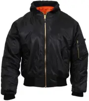 Rothco Hooded MA-1 Reversible Flight Jacket/Bomber # 7400