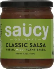 Saucy Gourmet Salsa Mild Classic 15.5 oz (Pack of 6)