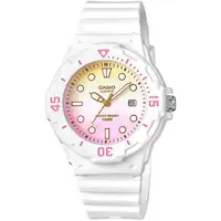 在飛比找蝦皮商城優惠-CASIO 卡西歐 清透系列 雙色漸層迷你指針手錶 學生錶 