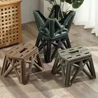 Camping Chair Stool Compact Folding Step with Heavy-duty Load-bearing
