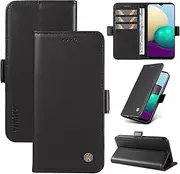 Samsung Galaxy S20 Fe 5G Compatible for Samsung Galaxy S20 Fe 5G Wallet Case with Card Holder Slot and Kickstand Waterproof PU Leather Magnetic Foldable Phone Cover for Men Women-Black