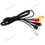 USB & AV Cable for Sony DSC-W350B W350L W350P W350S W360 W360B WX5 WX5B