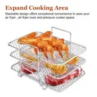Air Fryer Accessories Dehydrator Rack Multi-Layer Cooking Steamer Kitchen