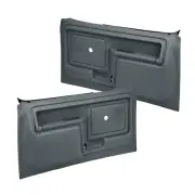 12-45CTN-SGR Coverlay Set of 2 Door Trim Panels Front Driver & Passenger Pair (for: Ford)