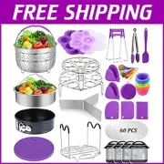 Versatile 100 PCS Instant Pot Accessories: Steamer Baskets & Baking Essentials