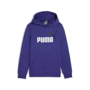 Puma Essential 2 Logo Hoodie Youth Boys Blue Casual Outerwear 58698705