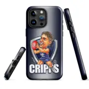 Patrick Cripps Samsung iPhone - 2 LAYER TOUGH CASE - All Models - Carlton Blues