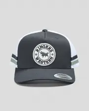 [Ringers Western] Ringers Western Men's Mccoy Trucker Cap in Charcoal/Leaf One Size Charcoal/Leaf
