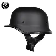 Motorcycle DOT German Style Half Helmet + Goggles for H-arley Biker Pilot Unisex Motorbike Helmets M/L/XL Size 6