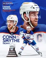 Connor McDavid 2024 Conn Smythe Trophy Winner Edmonton Oilers 8x10 NHL Photo