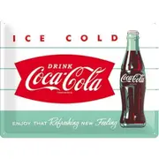 Coca-Cola 1960 Diner Sign 30x40cm by Nostalgic Art