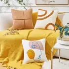 Square Throw Pillowcase Embroidered Cushion Cover Pillowcover Sofa/Bed