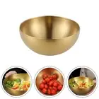 Metal Salad Bowl Kitchen Tableware Soup Rice Ramen Noodles Bowl Food Container