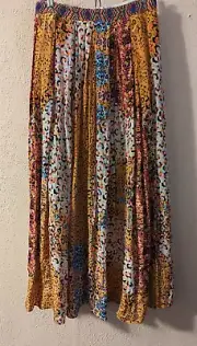 Anthropologie Bhanuni by Jyoti Panthera Maxi Skirt Size 2 Leopard Flowy NWT