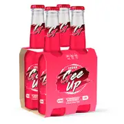 Gee Up Strawberry & Raspberry Vodka Bottle 275mL