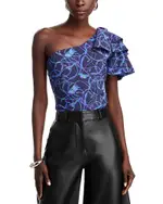 Chiara Boni La Petite Robe Bunrak Sje Print Top