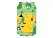 QDOL POKEMON LIME SODA PIKACHU - 330 ML - TAIWAN SPARKLING SOFT DRINK - LIMITED