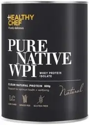 THE HEALTHY CHEF Pure Native WPI (Whey Protein Isolate) Natural 600g