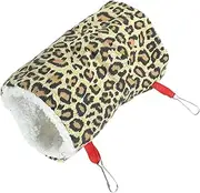 TOGEVAL Comfortable Hamster Tunnel Guinea Pig Hammock Cozy Hideout Nest for Pets for Cages Sofas Car Travel Breathable with Unique Tunnel Design