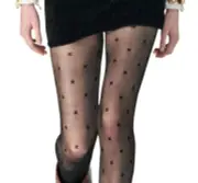 BRAND NEW CHANEL AUTHENTIC RUNWAY CC LOGO STOCKINGS TIGHTS PANTYHOSE SIZE SMALL