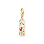 Buy KISS Charm Pendant gold by Thomas Sabo online - THOMAS SABO Australia