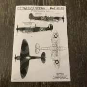 Model Aircraft decals: Spitfires Ref 48.85