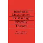 HANDBOOK OF MEASUREMENTS FOR MARRIAGE AND FAMILY THERAPY