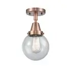 Innovations Beacon 1 Light 6" Flush, LED, AC/Seeded - 447-1C-AC-G204-6-LED