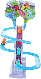 CIYODO Interactive Dinosaur Stairs Climbing Toy Slide Boys and Girls Electric Toys for Birthday Christmas and
