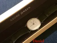在飛比找Yahoo!奇摩拍賣優惠-GEORG JENSEN 皮革手錶