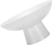 FIXOSHEE Ceramic Footed Snack Plate Stand Versatile Dessert and Fruit Holder for Parties Weddings and Home Use and Stable Appetizer Tray for Snacks Candy and Baked Goods