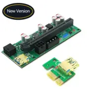 010-X PCIE Riser 1x to 16x Graphic Extension with flash LED for GPU Mining
