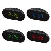 LED Digital AM/FM Alarm Clock Radio w/ Dual Alarm Snooze Sleep Time Function