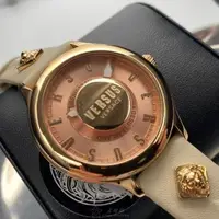 在飛比找森森購物網優惠-VERSUS VERSACE 凡賽斯女錶 40mm 玫瑰金圓