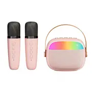 Karaoke Machine Portable Bluetooth Mini Karaoke Microphone Singing Speaker