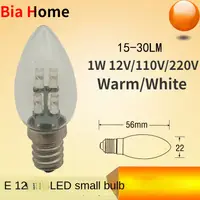 在飛比找蝦皮購物優惠-Bia Home 1W 4LED 尖端燈泡蠟燭燈,12V/1