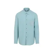 [Berluti] Berluti-Light Blue Linen Shirt-Uomo 42 COLLAR