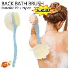 2 in 1 Long Handle Bath Brush Back Scrubber for Shower Loofah Sponge Body 2025ne