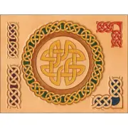 Craftaid Celtic Circles and Borders Template 76610-00 by Tandy Leather