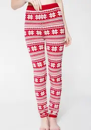 [Knitty Kitty] Snowflake Knit Leggings