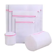 6pcs/Set Laundry Wash Bags Sock Washing Organizer Zipper Clothes Mesh Bags