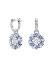 Swarovski Idyllia Huggie Hoop Drop Earrings