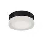 Kuzco Bedford 6" LED Flush Mount, Black/Frosted/Frosted - FM3506-BK