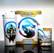 G Fuel Mortal Kombat 1 Liu Kang Dancing Dragon Collector's Box Metal Shaker Cup